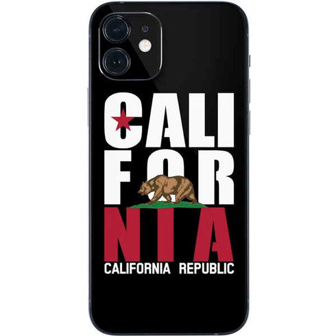 California Black Block iPhone 12 Skin