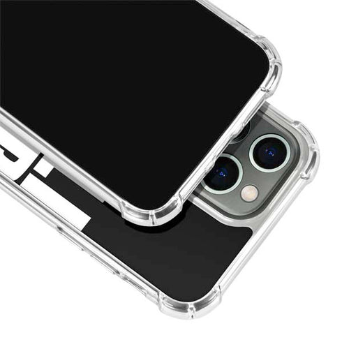 California Black Block iPhone 13 Pro Clear Case