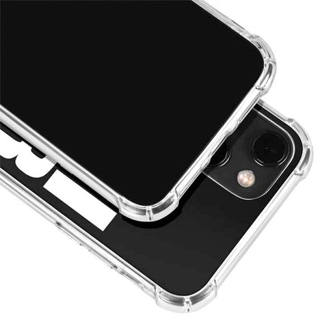 California Black Block iPhone 14 Plus Clear Case