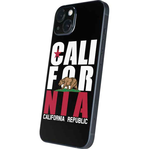 California Black Block iPhone 14 Plus Skin