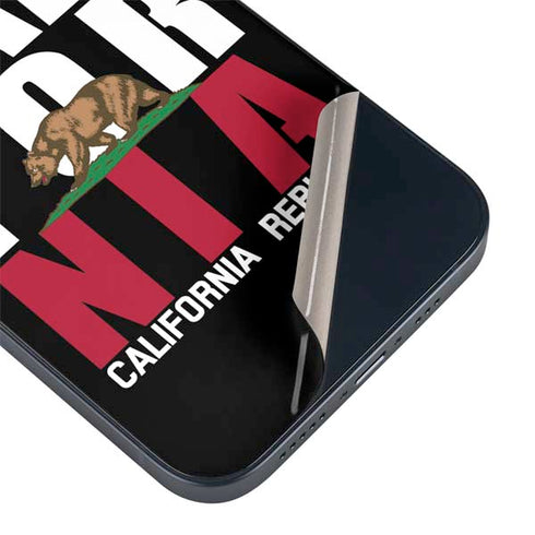 California Black Block iPhone 14 Plus Skin