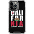 California Black Block iPhone 14 Pro Clear Case