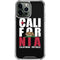 California Black Block iPhone 14 Pro Max Clear Case