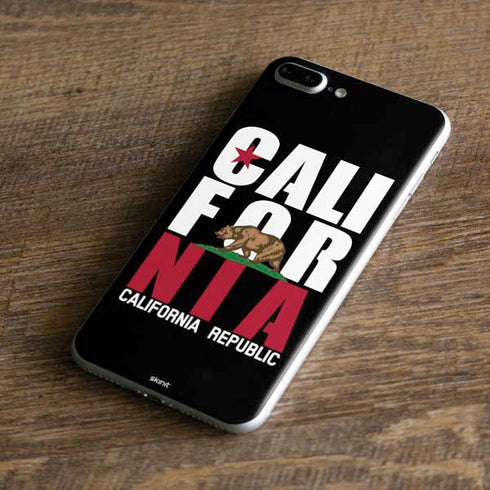 California Black Block iPhone 7 Plus Skin