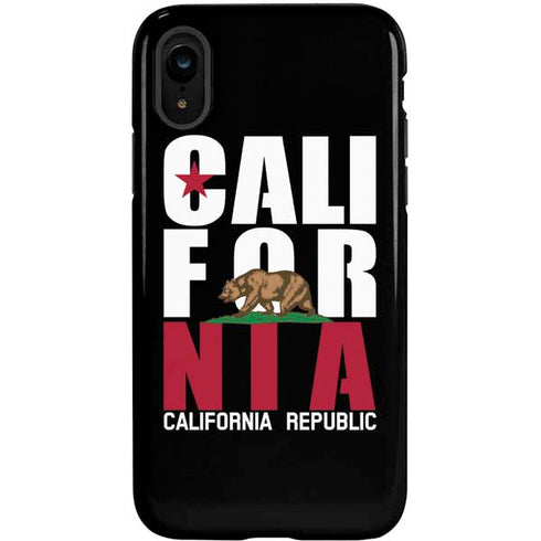 California Black Block iPhone XR Pro Case