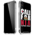 California Black Block iPhone XS Max Clear Case