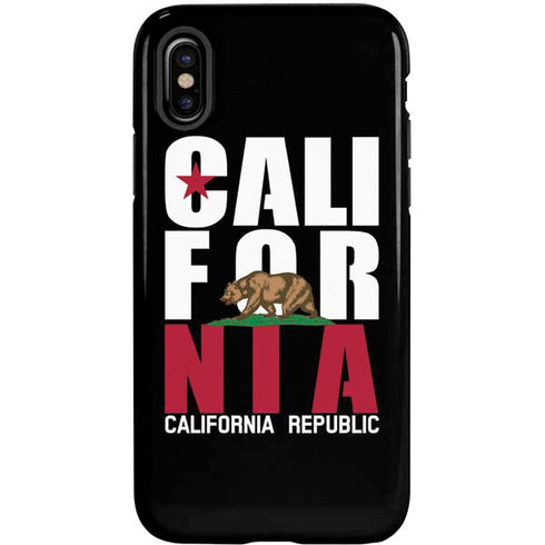 California Black Block iPhone XS Pro Case