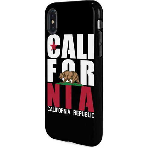 California Black Block iPhone XS Pro Case