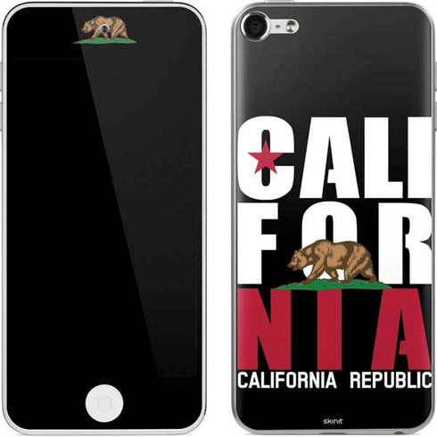 California Black Block Apple iPod Skin