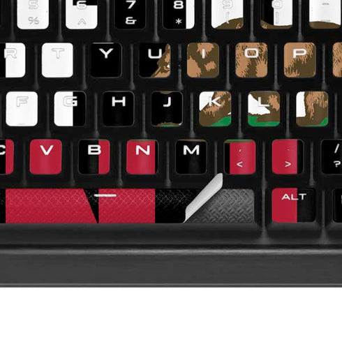 California Black Block K95 RGB PLATINUM Mechanical Gaming Keyboard Skin