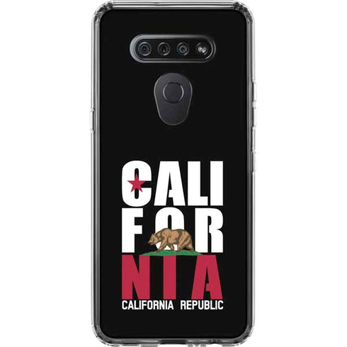 California Black Block LG K51/Q51 Clear Case