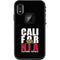 California Black Block LifeProof Fre iPhone Skin