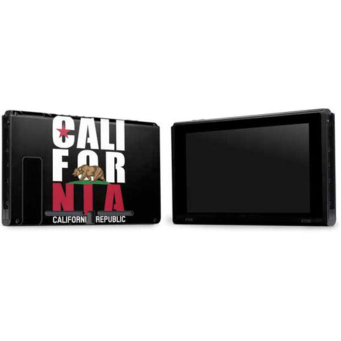 California Black Block Nintendo Switch Bundle Skin