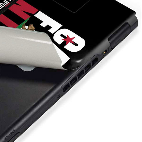 California Black Block Nintendo Switch Bundle Skin