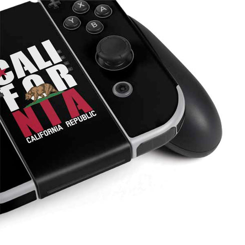 California Black Block Nintendo Switch OLED (2021) Skin