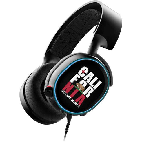 California Black Block SteelSeries Arctis 3 Skin