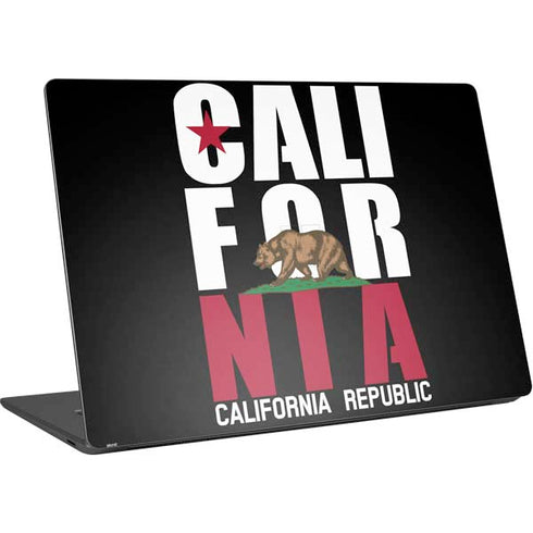 California Black Block Surface Laptop 4 15in Skin