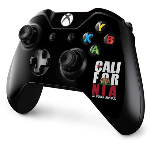 California Black Block Xbox One Controller Skin