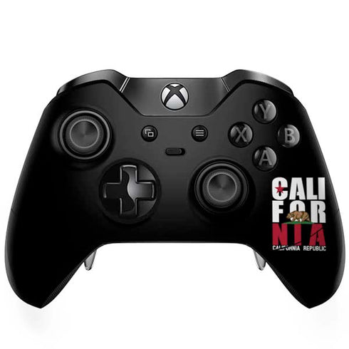California Black Block Xbox One Elite Controller Skin