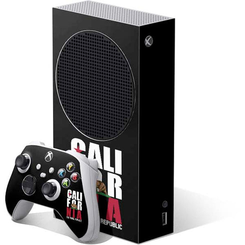 California Black Block Xbox Series S Bundle Skin