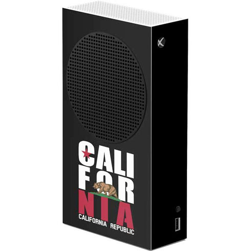 California Black Block Xbox Series S Console Skin