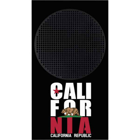 California Black Block Xbox Series S Console Skin
