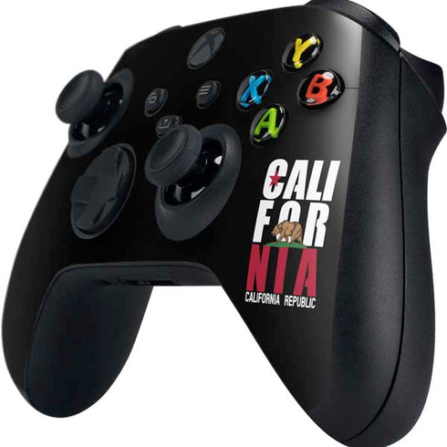 California Black Block Xbox Series X Controller Skin