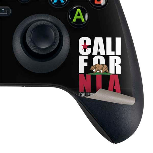California Black Block Xbox Series X Controller Skin