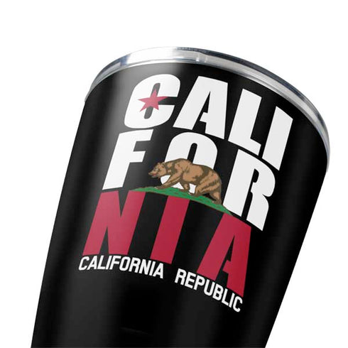 California Black Block Yeti 20oz Tumbler Skin