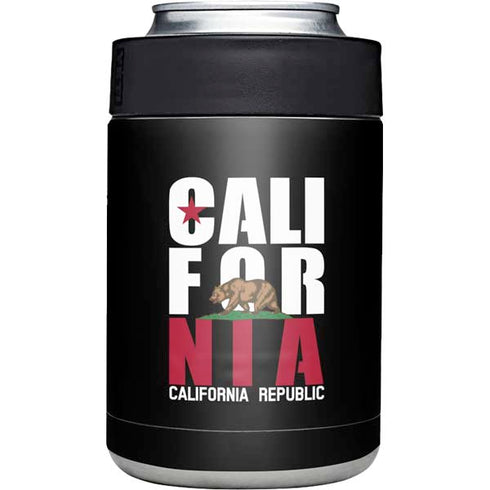 California Black Block Yeti Colster Can Insulator Skin