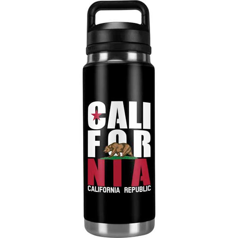California Black Block YETI Rambler 26oz Bottle Skin