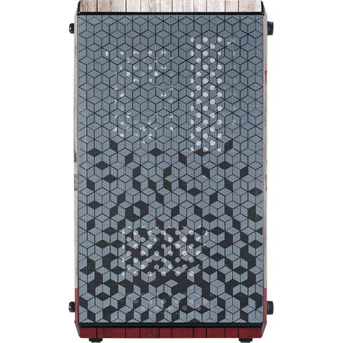 California Flag Dark Wood Cooler Master MasterBox Q300L Mini Tower Skin