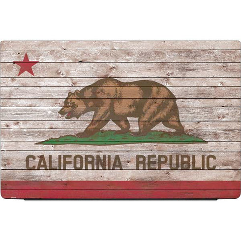 California Flag Dark Wood Dell Vostro Skin