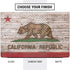 California Flag Dark Wood Dell Vostro Skin