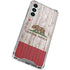 California Flag Dark Wood Galaxy A13 5G Clear Case