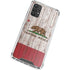 California Flag Dark Wood Galaxy A32 5G Clear Case