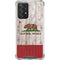 California Flag Dark Wood Galaxy A52 5G Clear Case