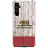 California Flag Dark Wood Galaxy A54 5G Clear Case