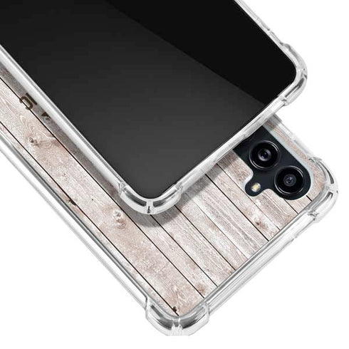 California Flag Dark Wood Galaxy A54 5G Clear Case