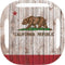 California Flag Dark Wood Galaxy Buds Live Skin