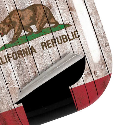 California Flag Dark Wood Galaxy Buds Pro Skin