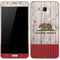 California Flag Dark Wood Galaxy J7 Skin