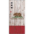 California Flag Dark Wood Galaxy Note 10 Skin