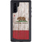 California Flag Dark Wood Galaxy Note 10 Waterproof Case