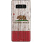 California Flag Dark Wood Galaxy Note 8 Skin