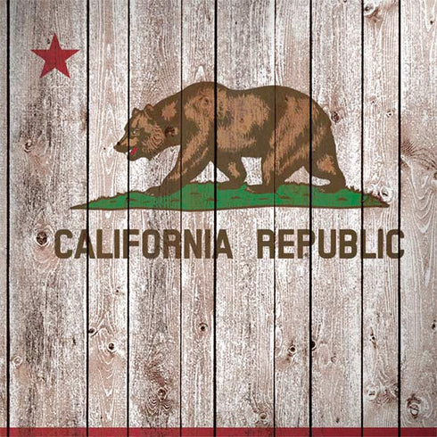 California Flag Dark Wood Galaxy Note 8 Skin