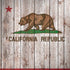 California Flag Dark Wood Galaxy Note 8 Skin