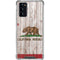California Flag Dark Wood Galaxy Note20 5G Clear Case