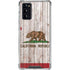 California Flag Dark Wood Galaxy Note20 5G Clear Case