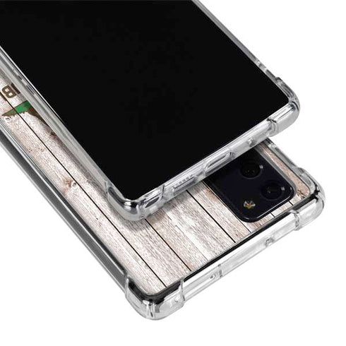 California Flag Dark Wood Galaxy Note20 5G Clear Case